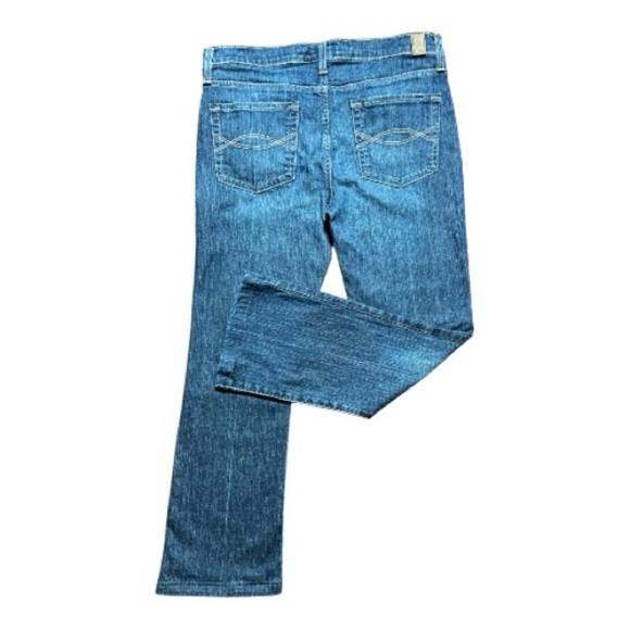 Abercrombie & Fitch Stylish Blue Boot Cut Jeans for Women size 8S - Picture 3 of 11